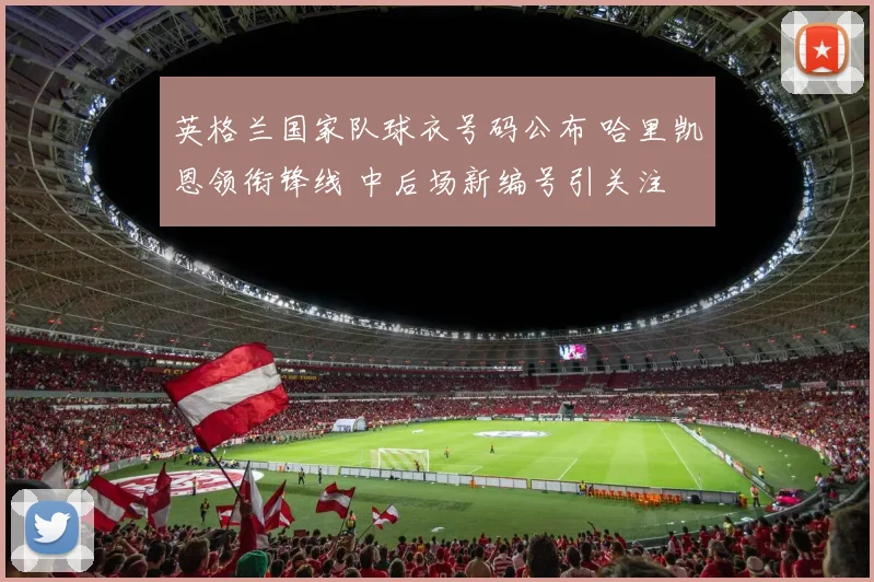 英格兰国家队球衣号码公布 哈里凯恩领衔锋线 中后场新编号引关注